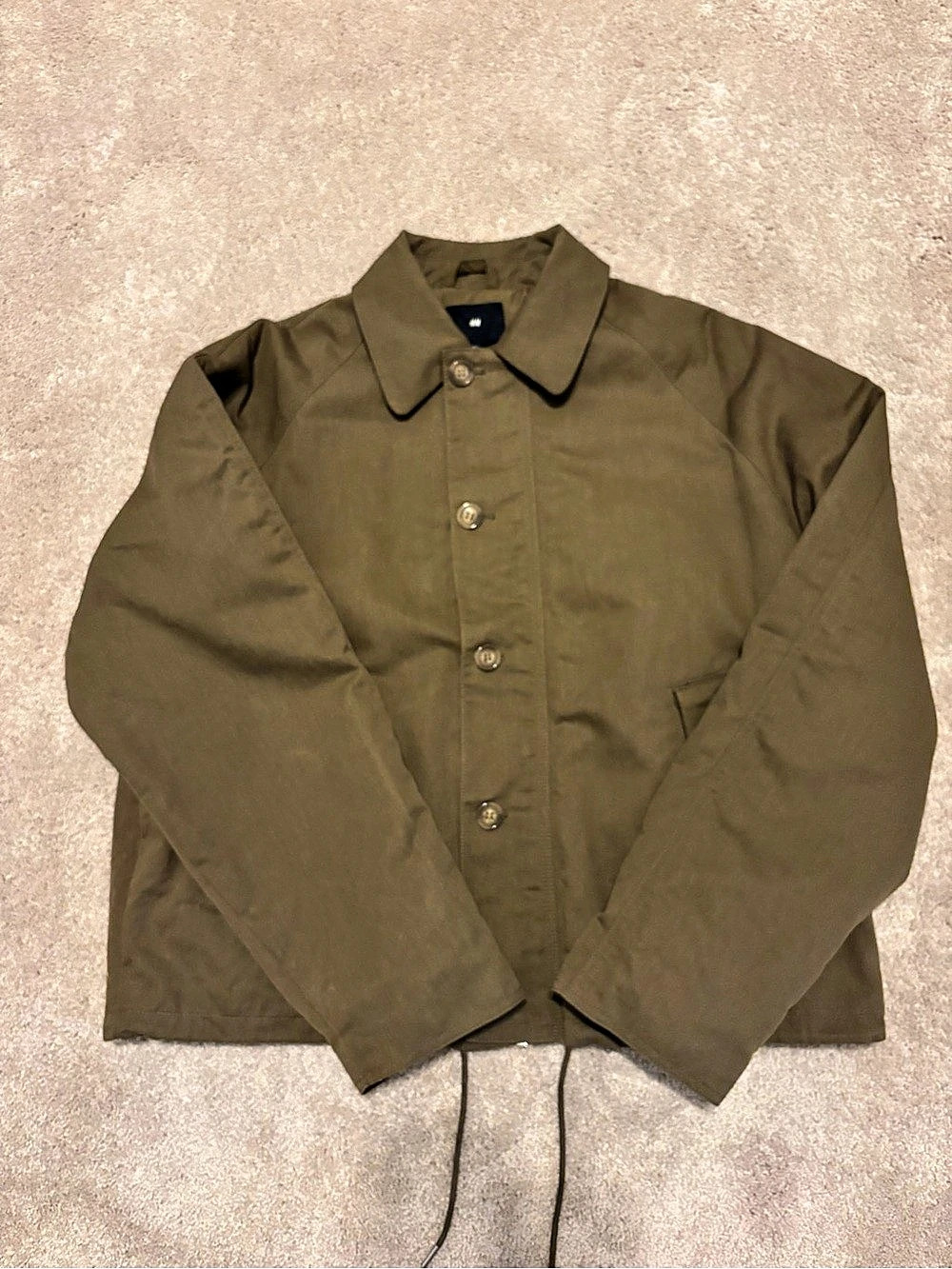 H&Medium Utility Jacket in Brown Size Large NWT